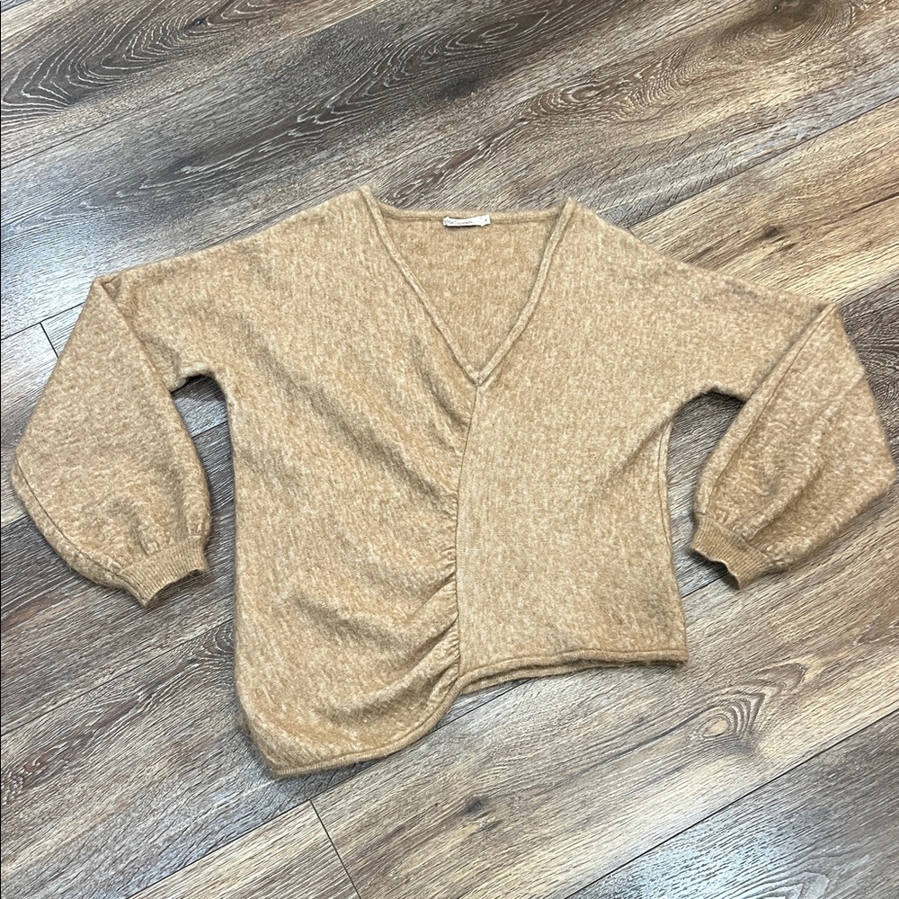 MES DEMOISELLES Paris Asymmetrical Meridien Alpaca & Wool Blend Sweater ๐ฆ 4-6 US - Picture 6 of 15